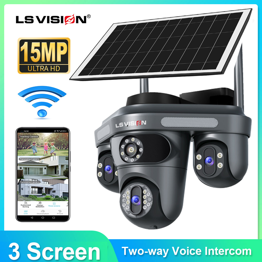 Alarm Siren Outdoor - Kamera bezpieczeństwa solarna LS VISION z
