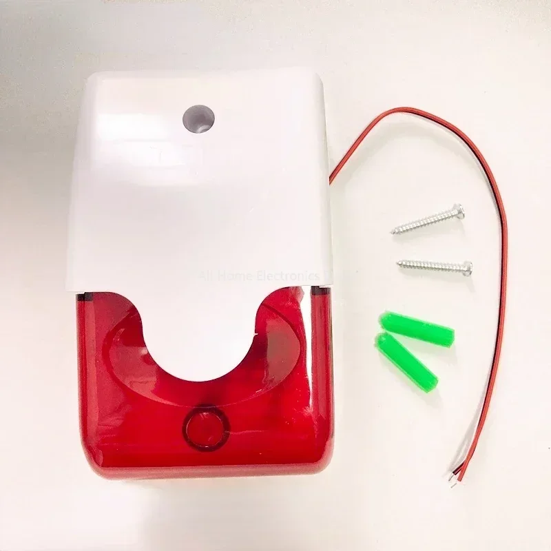 Home Security Siren - Syrena stroboskopowa Alarm 103 dB róg