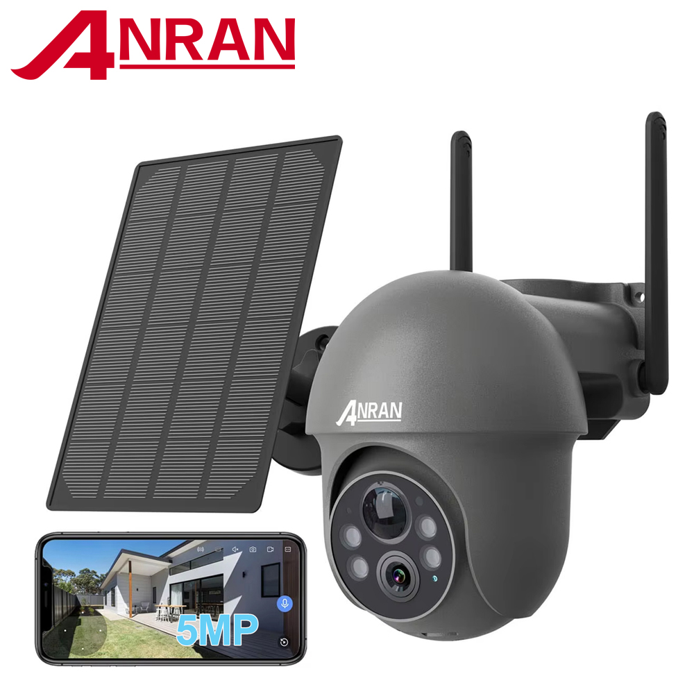Home Security Cameras Wireless - Kamera WiFi ANRAN 2K Kamera akumulatorowa