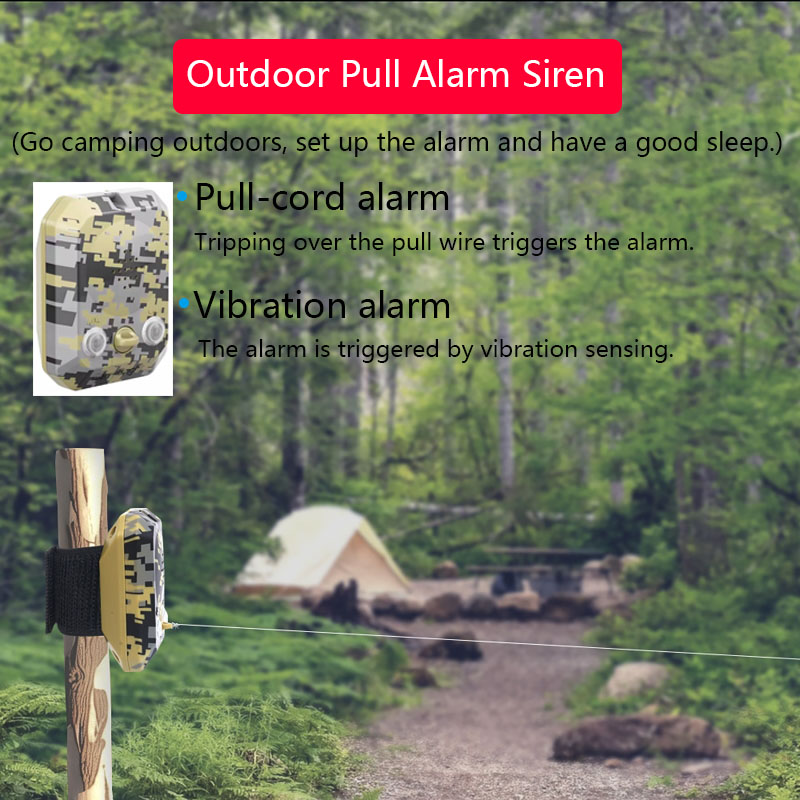 Alarm Siren Outdoor - Przenośna syrena alarmowa na zewnątrz, syrena