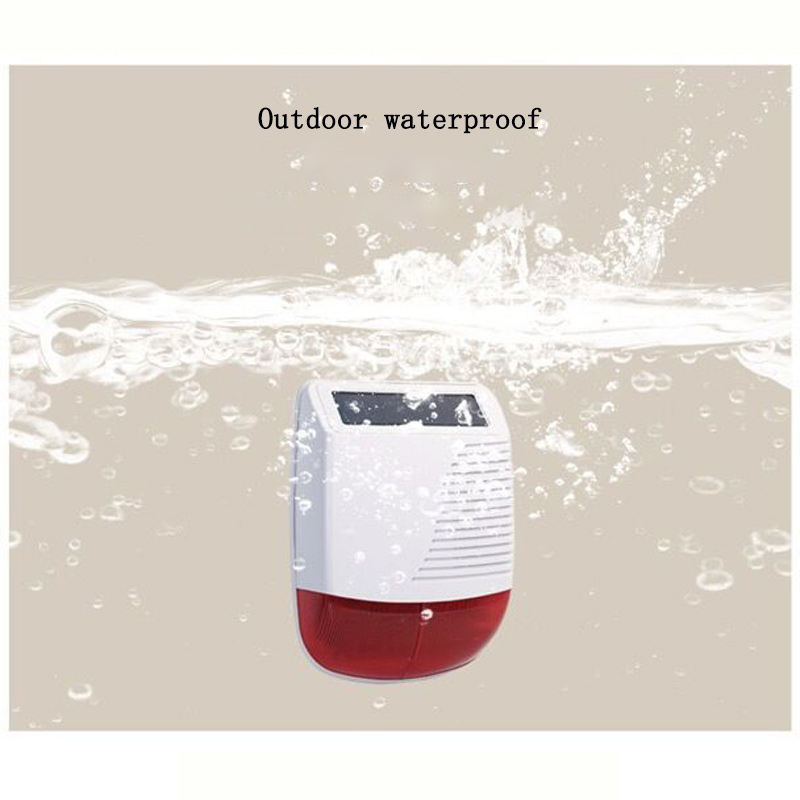 Alarm Siren Outdoor - Zewnętrzna, bezprzewodowa, wodoodporna, inteligentna syrena alarmowa
