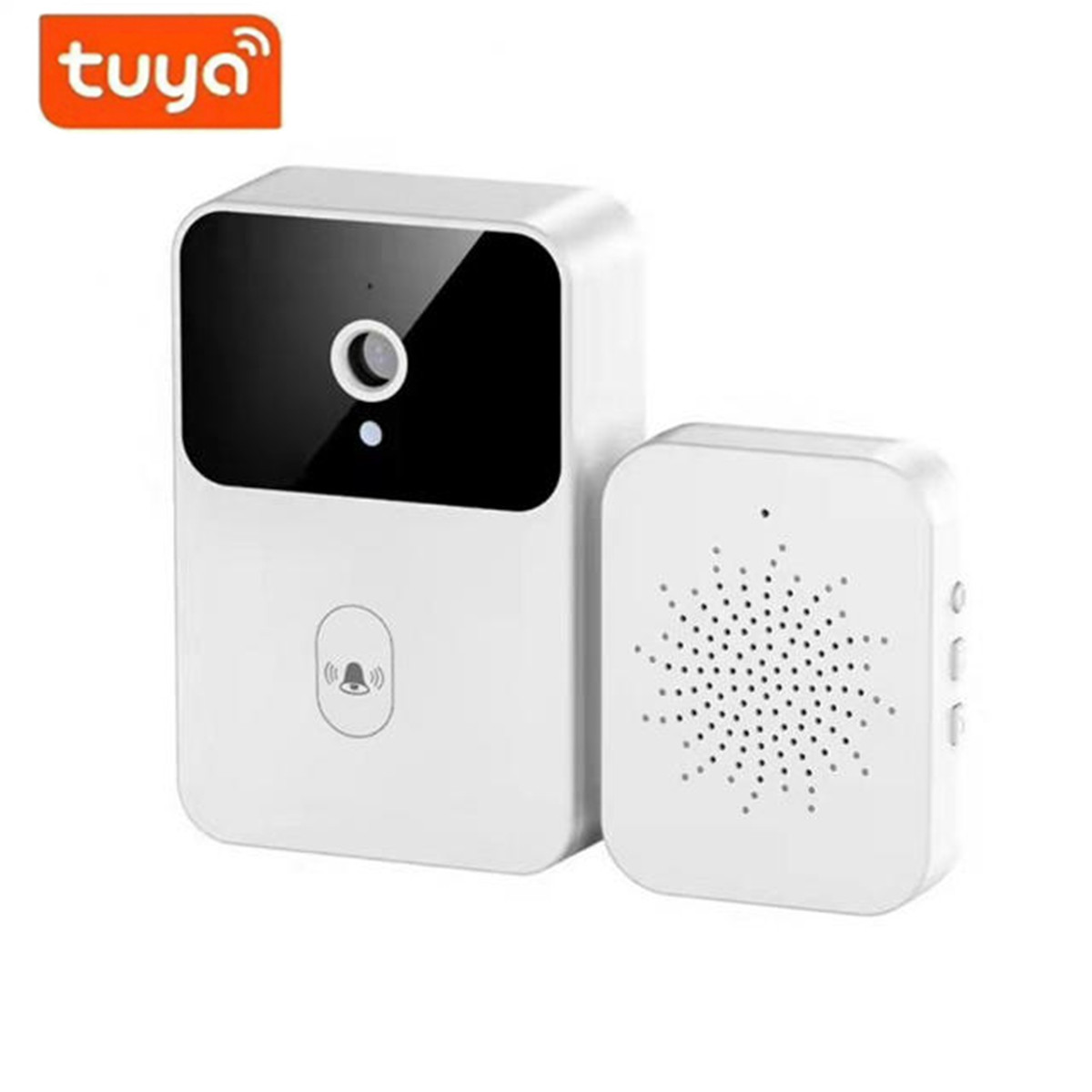 Home Security Cameras Wireless - Bezprzewodowy dzwonek do drzwi WiFi Tuya,