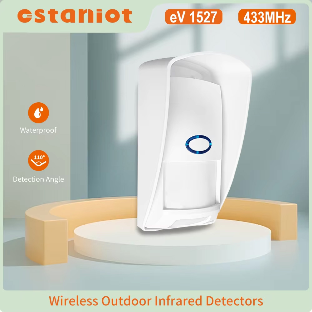 Alarm Siren Outdoor - Staniot 433Mhz Mini zewnętrzny czujnik ruchu