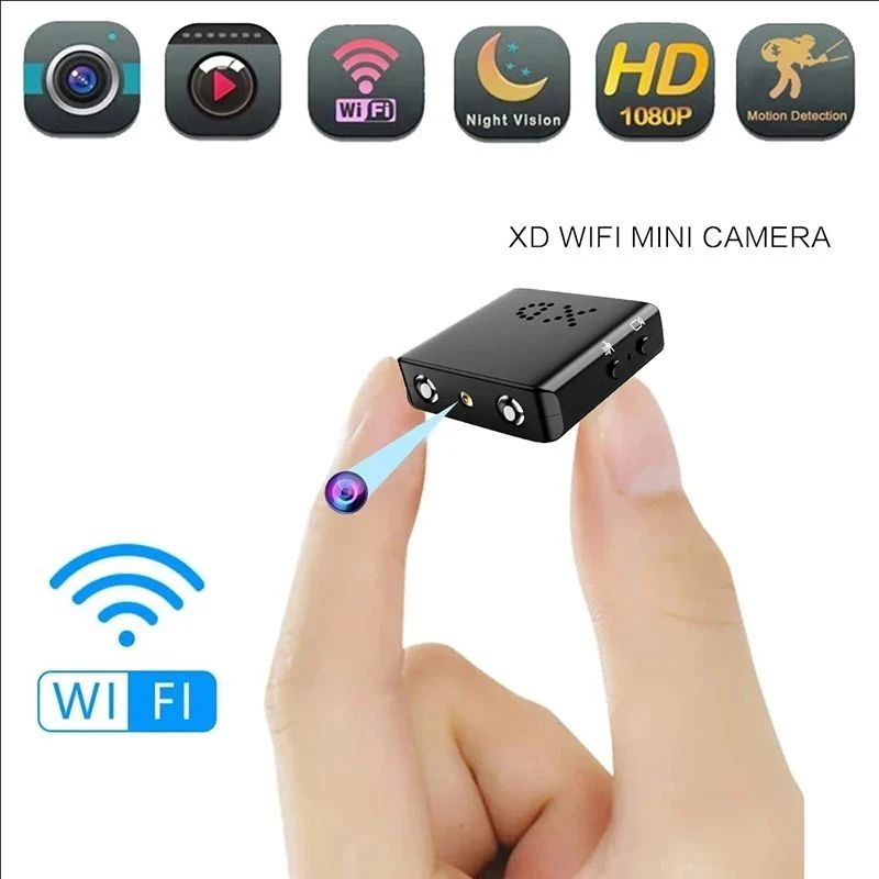 Home Security Lidar - Kamera Mini Wifi 1080P HD XD,