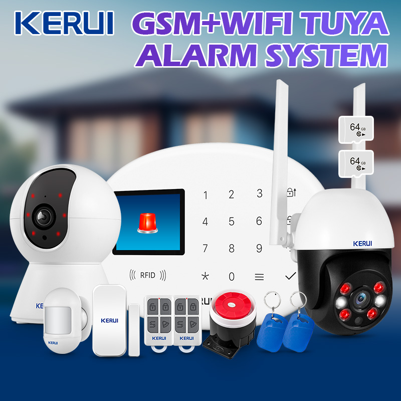 Home Security Siren - Zestaw alarmowy KERUI Tuya Wireless Smart