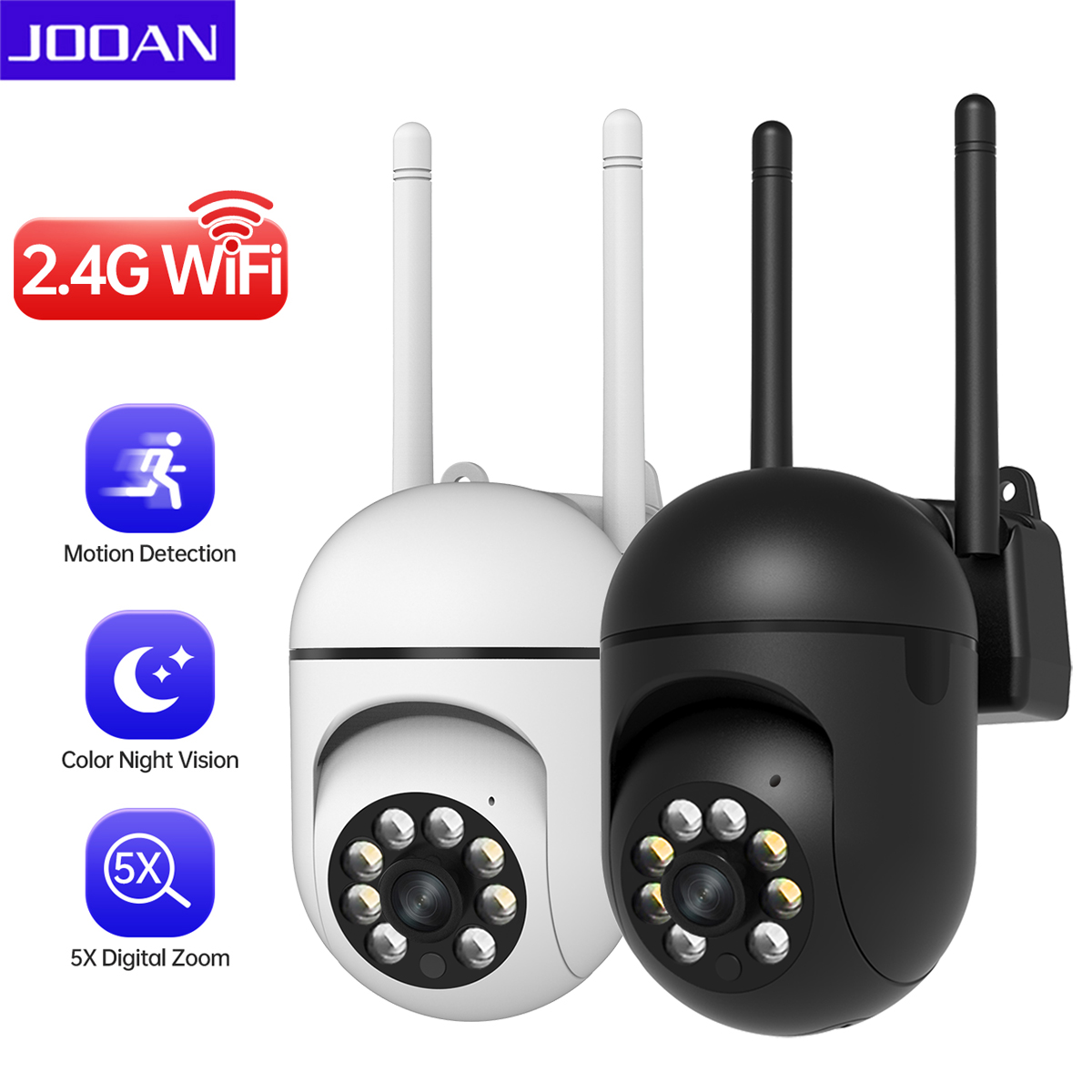 Home Security Lidar - Kamera IP PTZ JOOAN 1296P, inteligentny