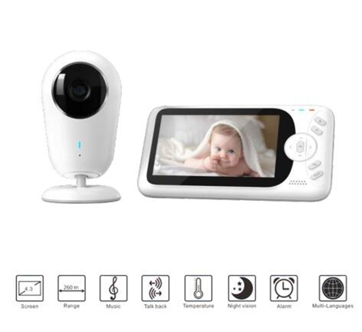 Bezprzewodowa niania elektroni – Home Security Cameras Wireless recenzja i cena