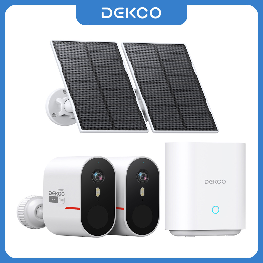 Dekco 3MP WiFi Solar Camera Sy – Home Security Cameras Wireless recenzja i cena