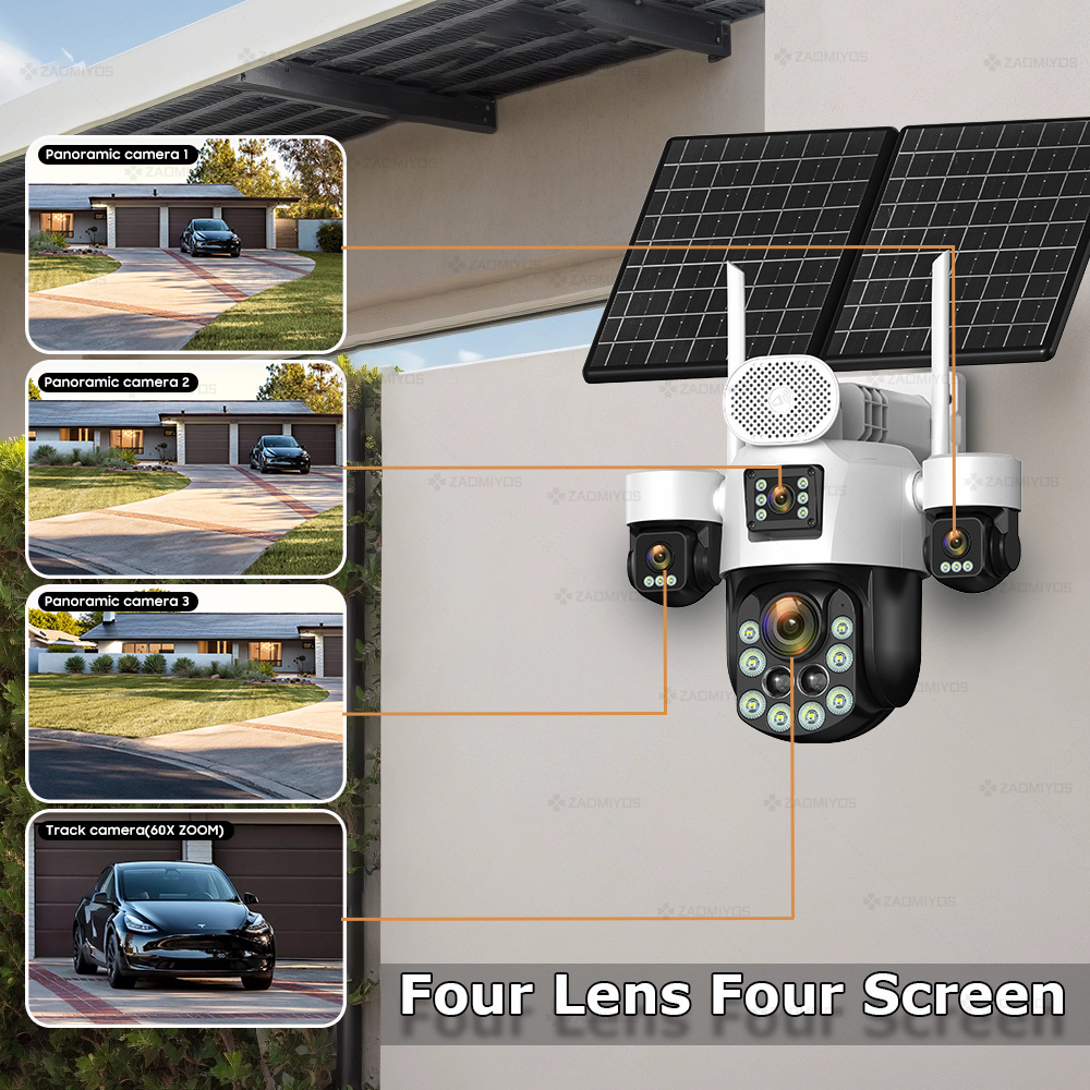 4-objektowowa kamera zewnętrzn – Alarm Siren Outdoor recenzja i cena