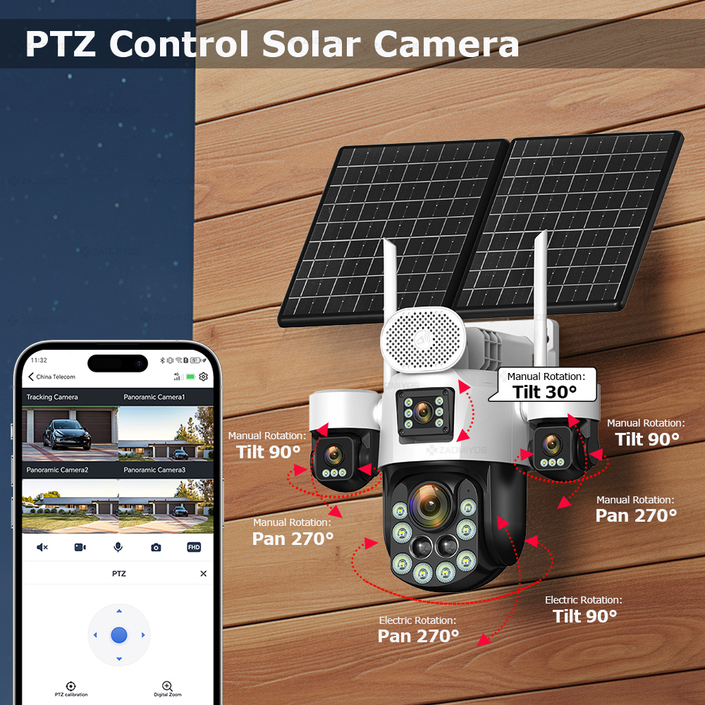 4-objektowowa kamera zewnętrzn – Alarm Siren Outdoor recenzja i cena