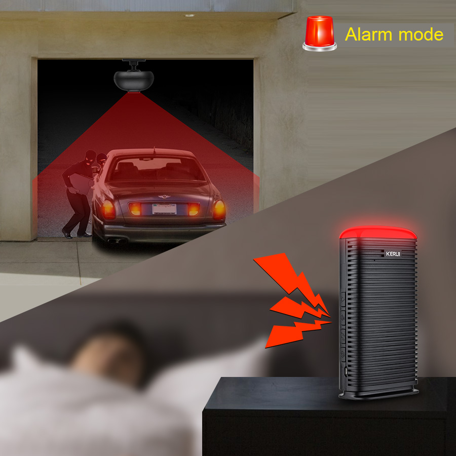 KERUI DW9 Alarm garażowy Bezpr – Home Security Siren recenzja i cena
