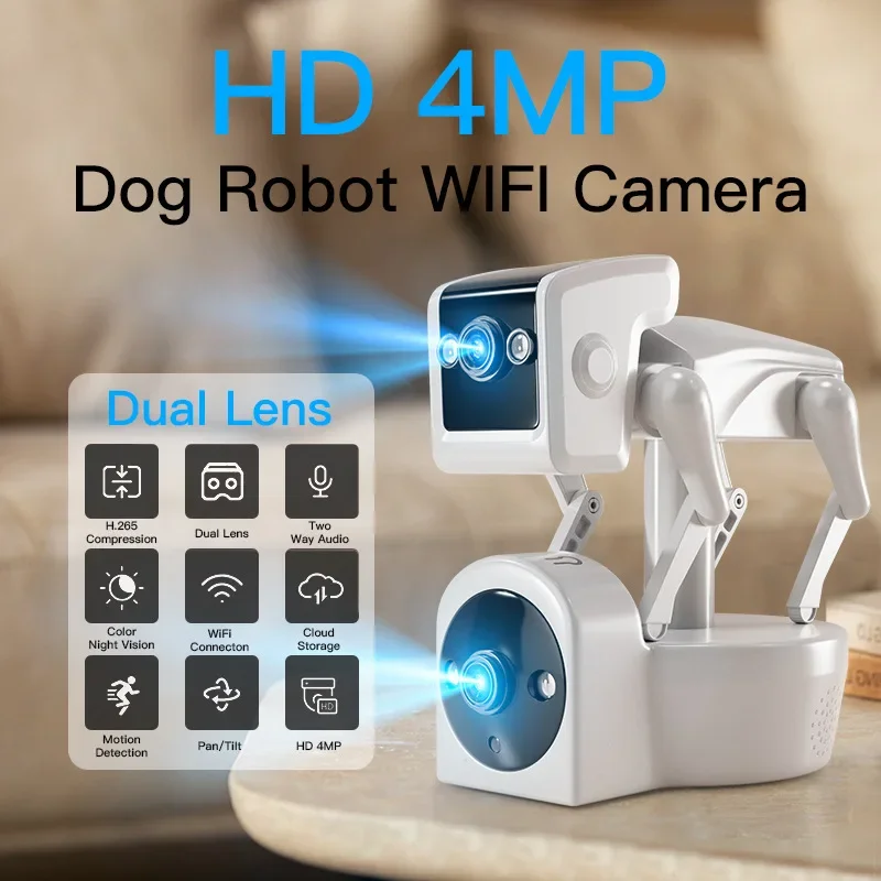 Kamera IP 2 MP Bezprzewodowa k – Home Security Robot recenzja i cena