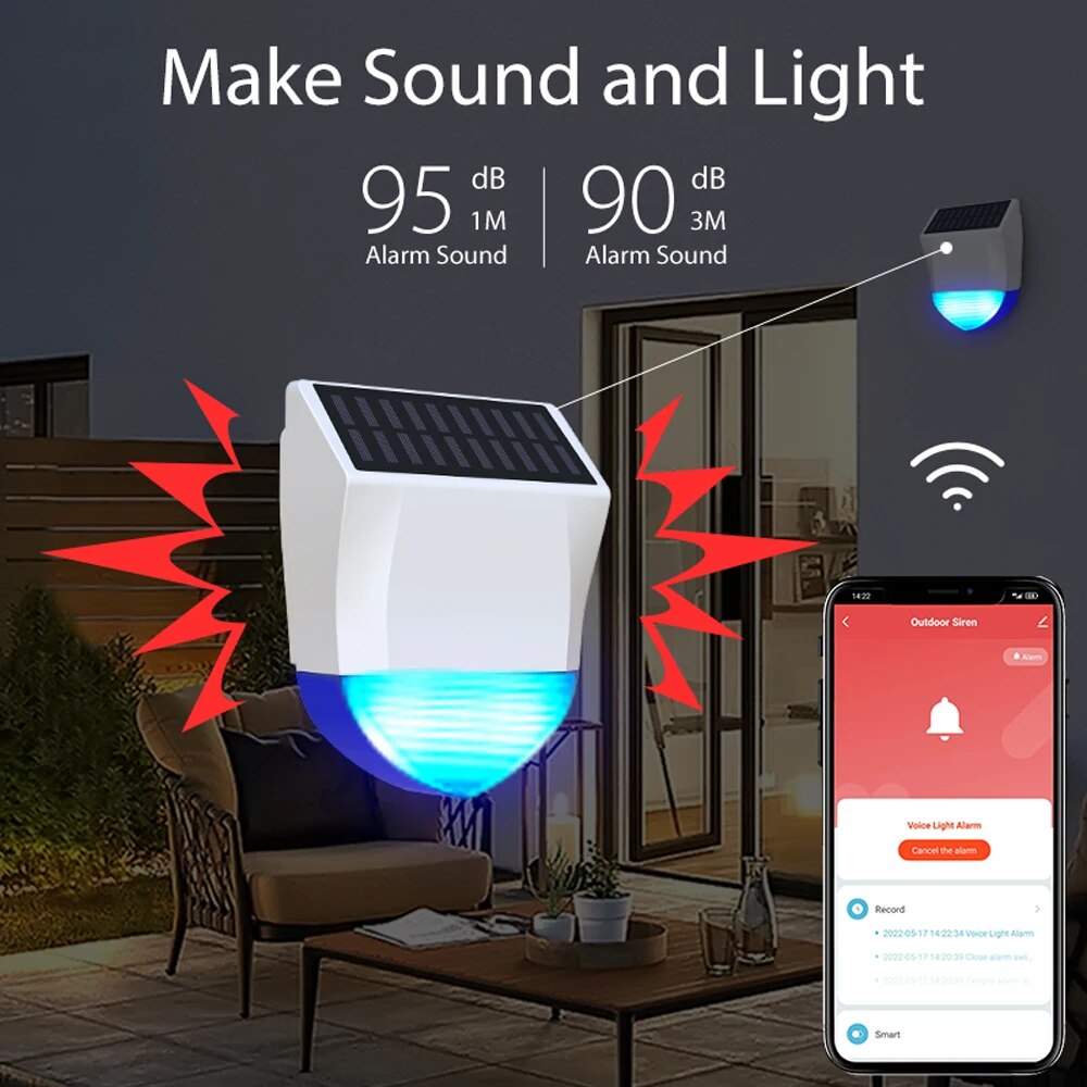 Tuya Smart dla syreny alarmowe – Alarm Siren Outdoor recenzja i cena
