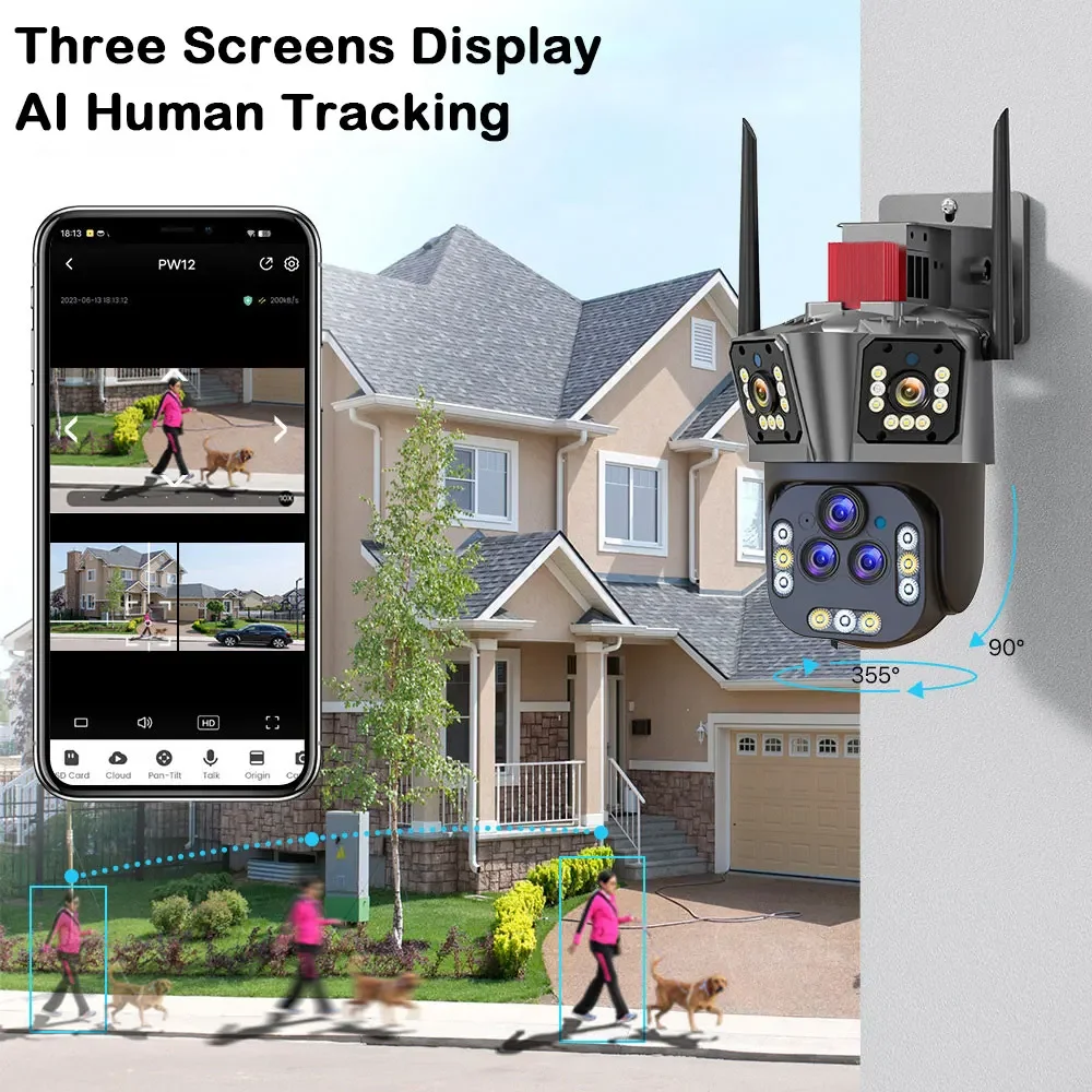 Ultra 20MP 10K WIFI PTZ Contro – Home Security Lidar recenzja i cena