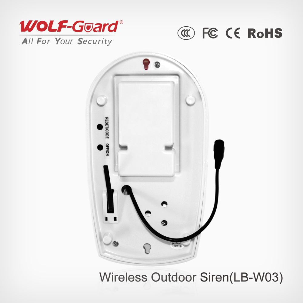 Wolf-Guard 433MHz bezprzewodow – Home Security Siren recenzja i cena