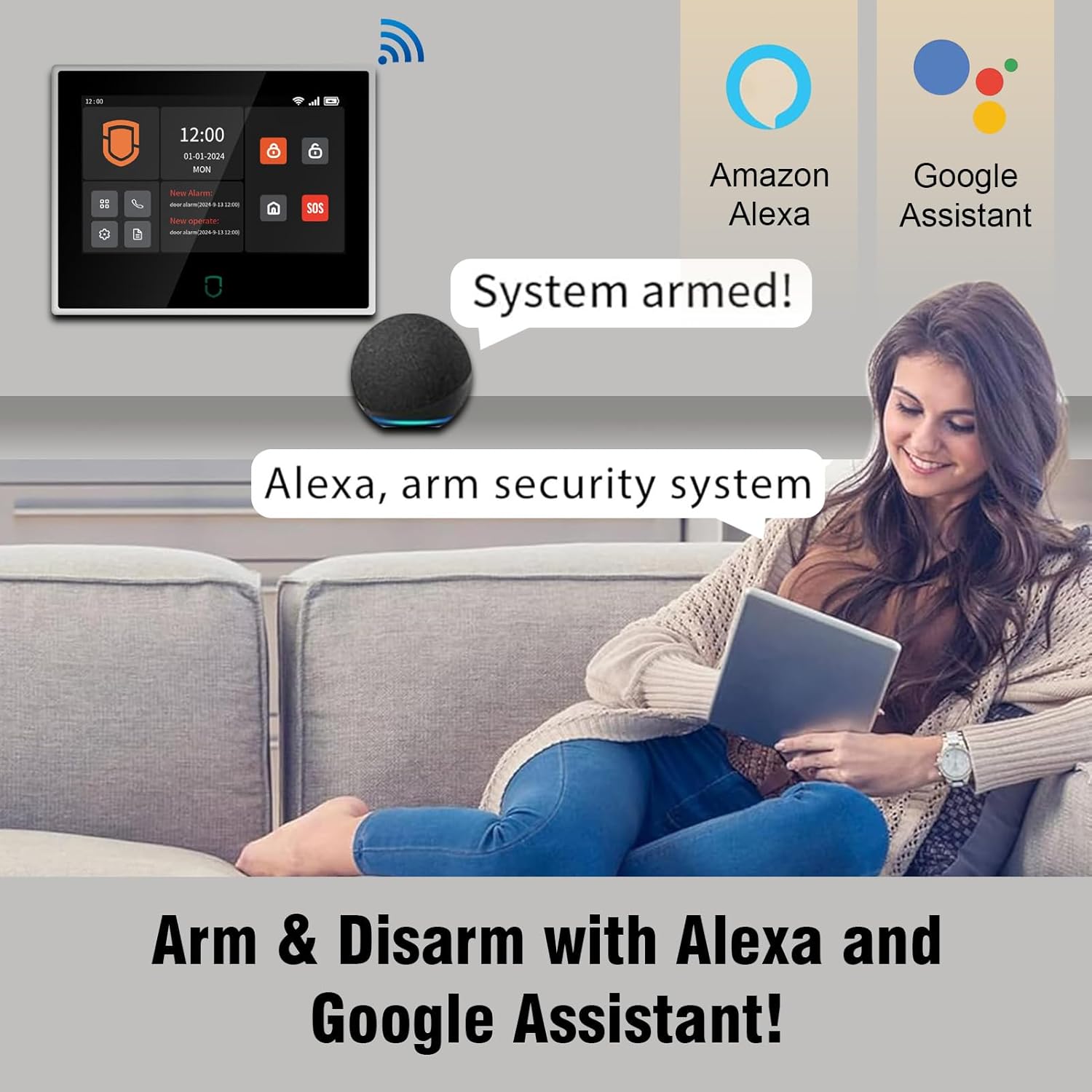 Wolf-Guard 7-calowy ekran doty – Home Security Siren recenzja i cena