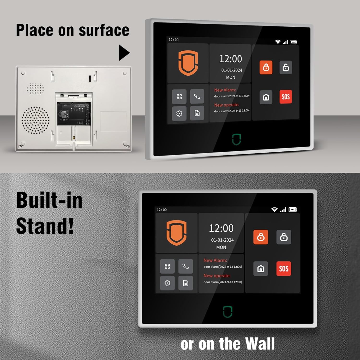 Wolf-Guard 7-calowy ekran doty – Home Security Siren recenzja i cena