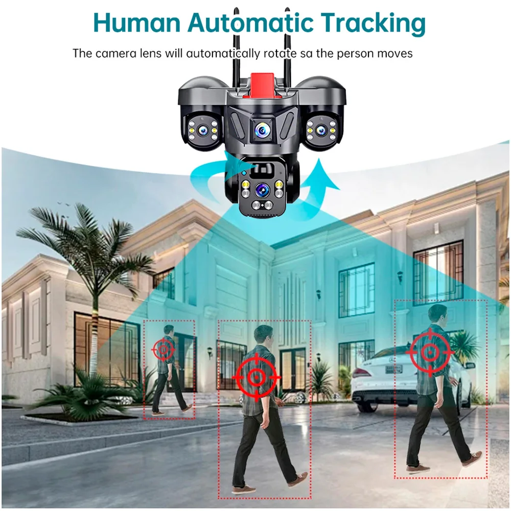 KERUI V380 Pro Zewnętrzna Kame – Home Security Monitoring Service recenzja i cena